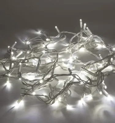 Led Dual colour fairylights white cable white