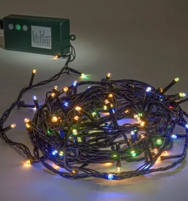 Led fairy lights battery multi coloured