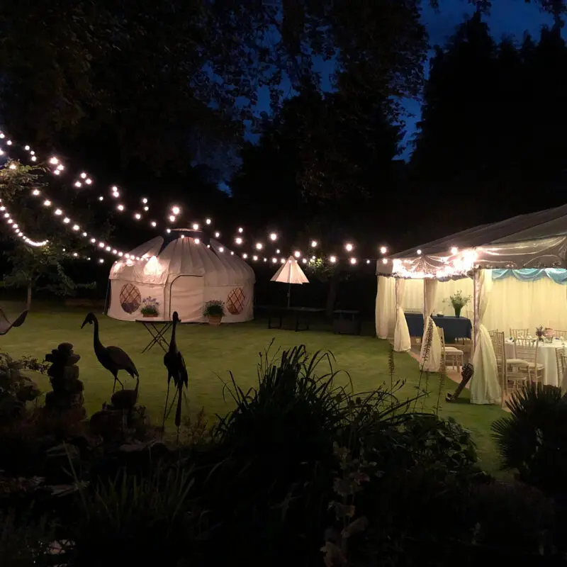 Led garden festoon