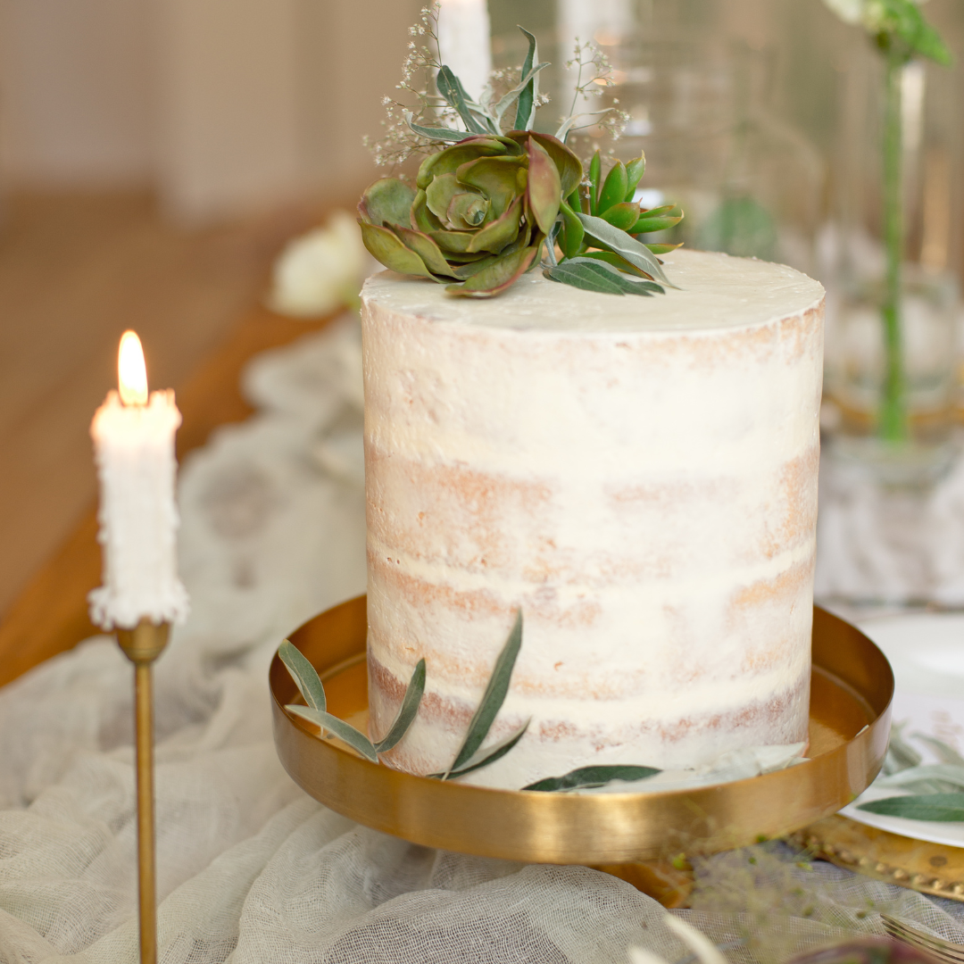 boho wedding cake