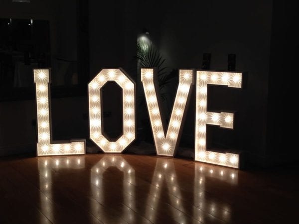 love letters lighting