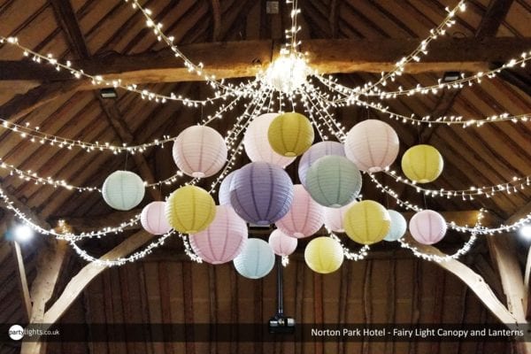 Notron Park Hotel - Fairy light canopy and lanterns