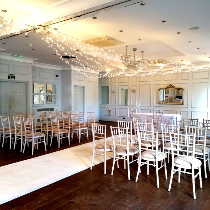 Partylight Wedding Lighting Burnham Beeches Hotel Lateral Fairy Light Canopy