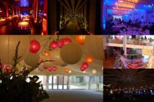 party lights collage