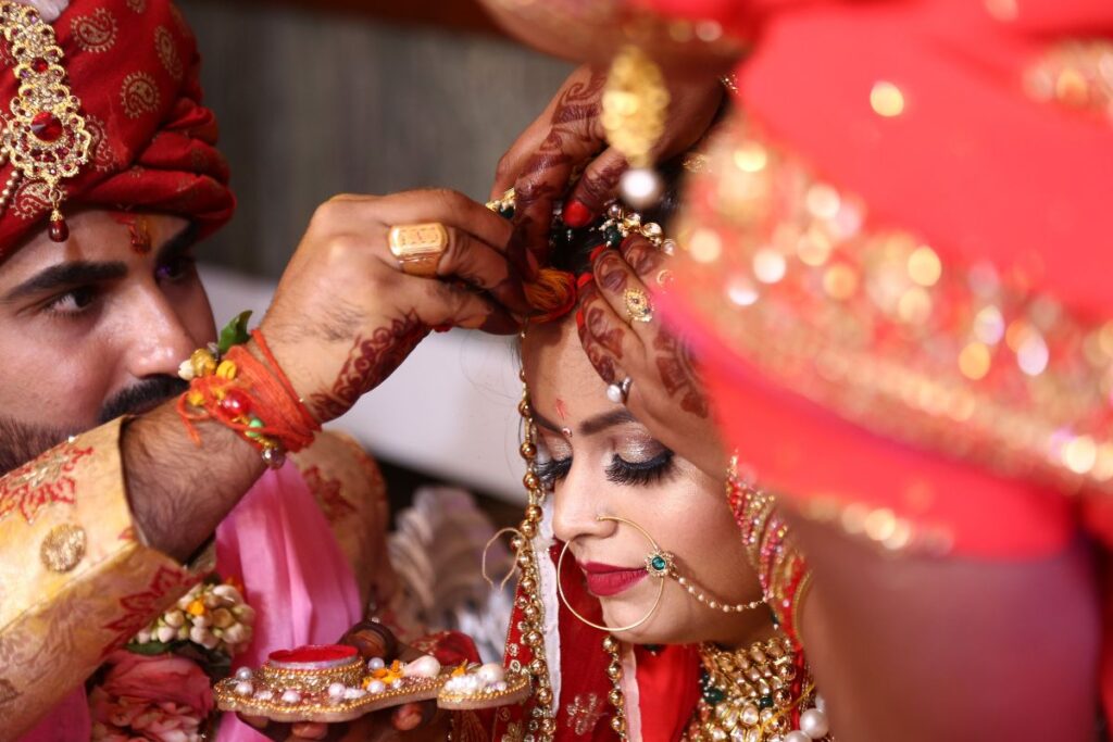 An Indian wedding tradition