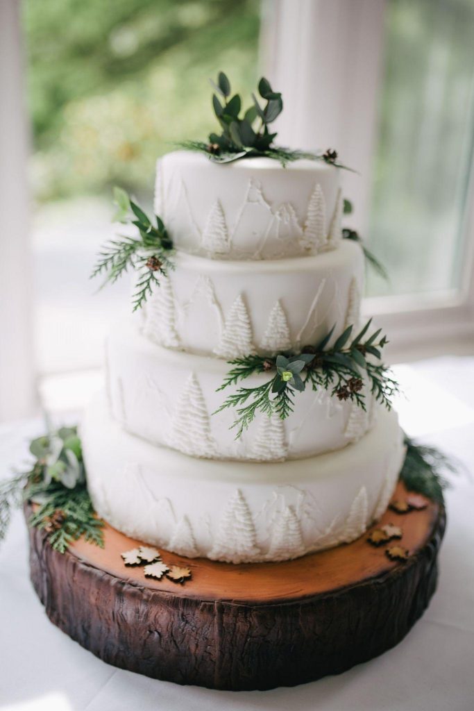 Christmass wedding cake